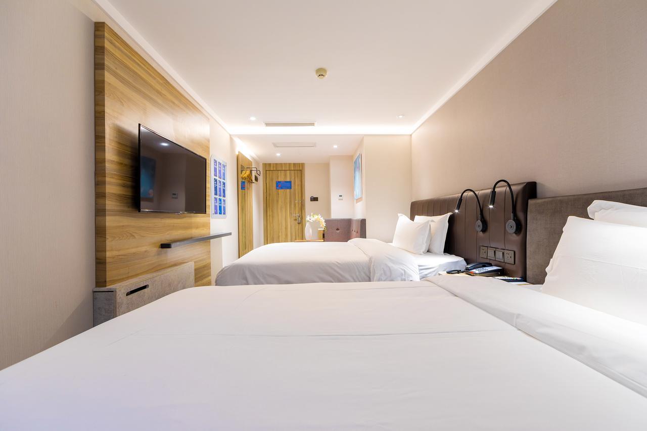 Hanting Premium Hotel Shanghai Dapu Bridge Riyueguang Shopping Mall Eksteriør billede