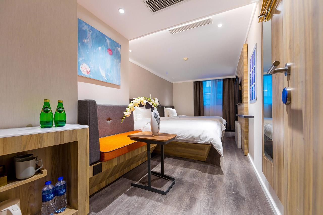 Hanting Premium Hotel Shanghai Dapu Bridge Riyueguang Shopping Mall Eksteriør billede
