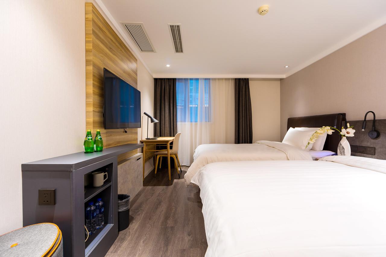 Hanting Premium Hotel Shanghai Dapu Bridge Riyueguang Shopping Mall Eksteriør billede