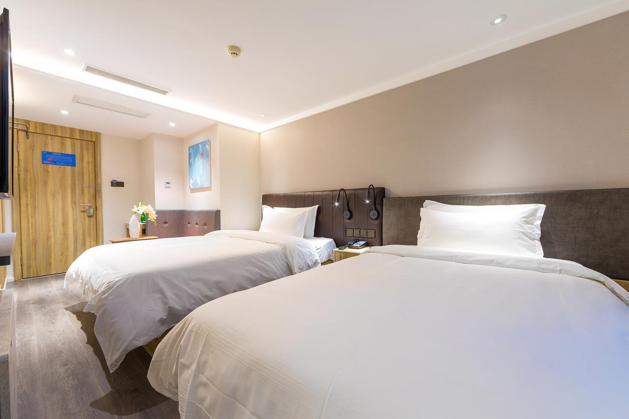 Hanting Premium Hotel Shanghai Dapu Bridge Riyueguang Shopping Mall Eksteriør billede